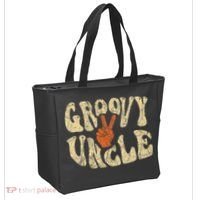 Groovy Uncle 70s Aesthetic Nostalgia 1970's Retro Uncle Tote Bag thumb 2