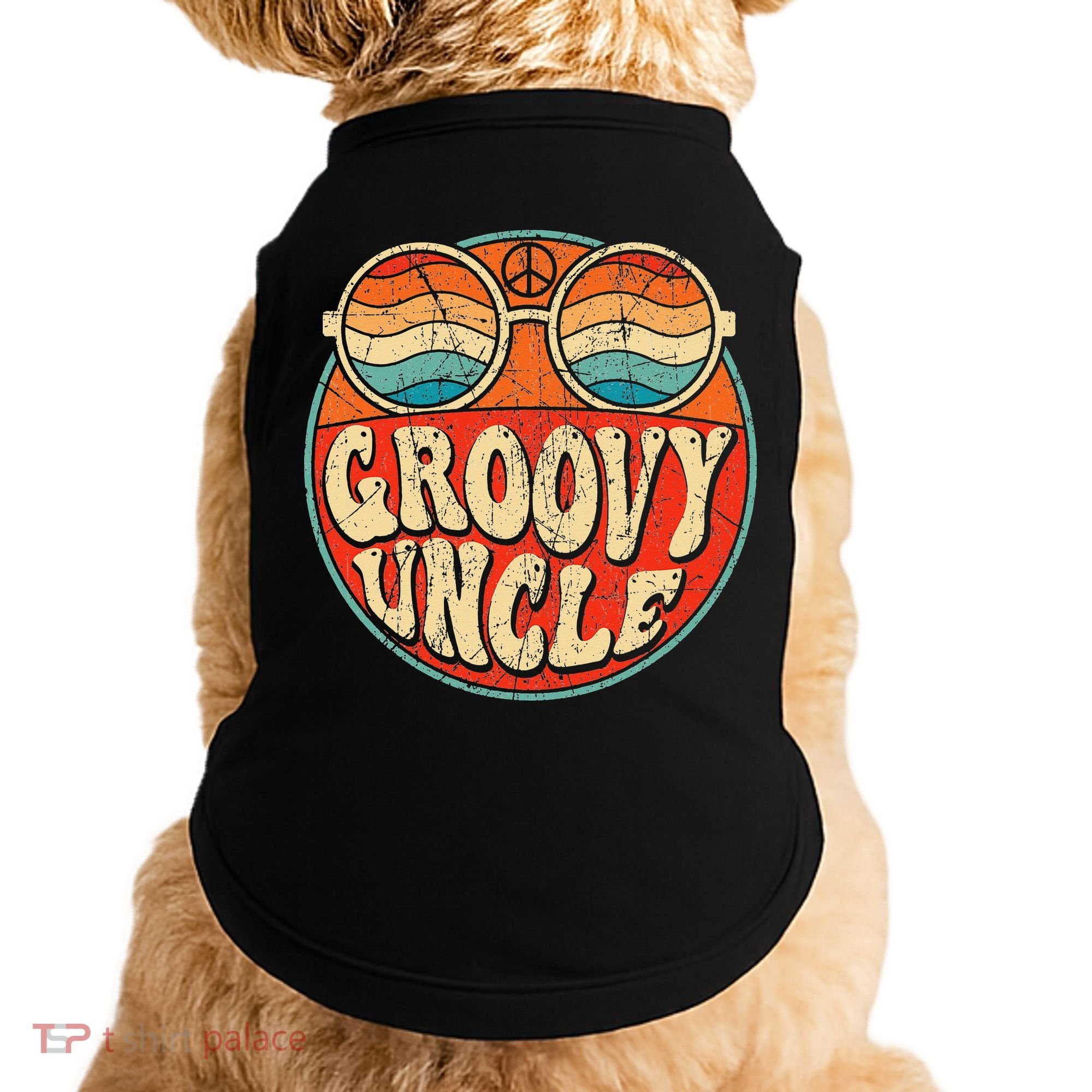 Groovy Uncle 70s Aesthetic Nostalgia 1970's Retro Uncle Doggie Tank