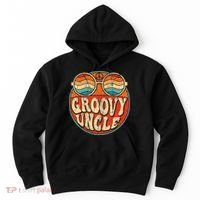 Groovy Uncle 70s Aesthetic Nostalgia 1970's Retro Uncle Hoodie thumb 0