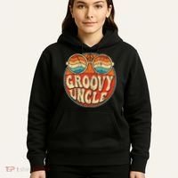 Groovy Uncle 70s Aesthetic Nostalgia 1970's Retro Uncle Hoodie thumb 5