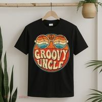 Groovy Uncle 70s Aesthetic Nostalgia 1970's Retro Uncle T-Shirt thumb 2