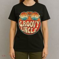 Groovy Uncle 70s Aesthetic Nostalgia 1970's Retro Uncle T-Shirt thumb 4