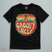 Groovy Uncle 70s Aesthetic Nostalgia 1970's Retro Uncle T-Shirt thumb 5