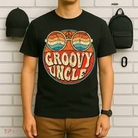 Groovy Uncle 70s Aesthetic Nostalgia 1970's Retro Uncle T-Shirt thumb 6