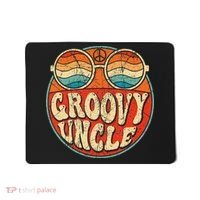Groovy Uncle 70s Aesthetic Nostalgia 1970's Retro Uncle Mousepad thumb 0