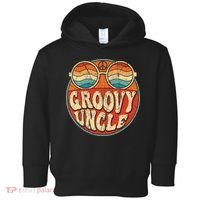 Groovy Uncle 70s Aesthetic Nostalgia 1970's Retro Uncle Toddler Hoodie thumb 0