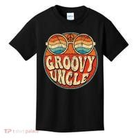 Groovy Uncle 70s Aesthetic Nostalgia 1970's Retro Uncle Kids T-Shirt thumb 0