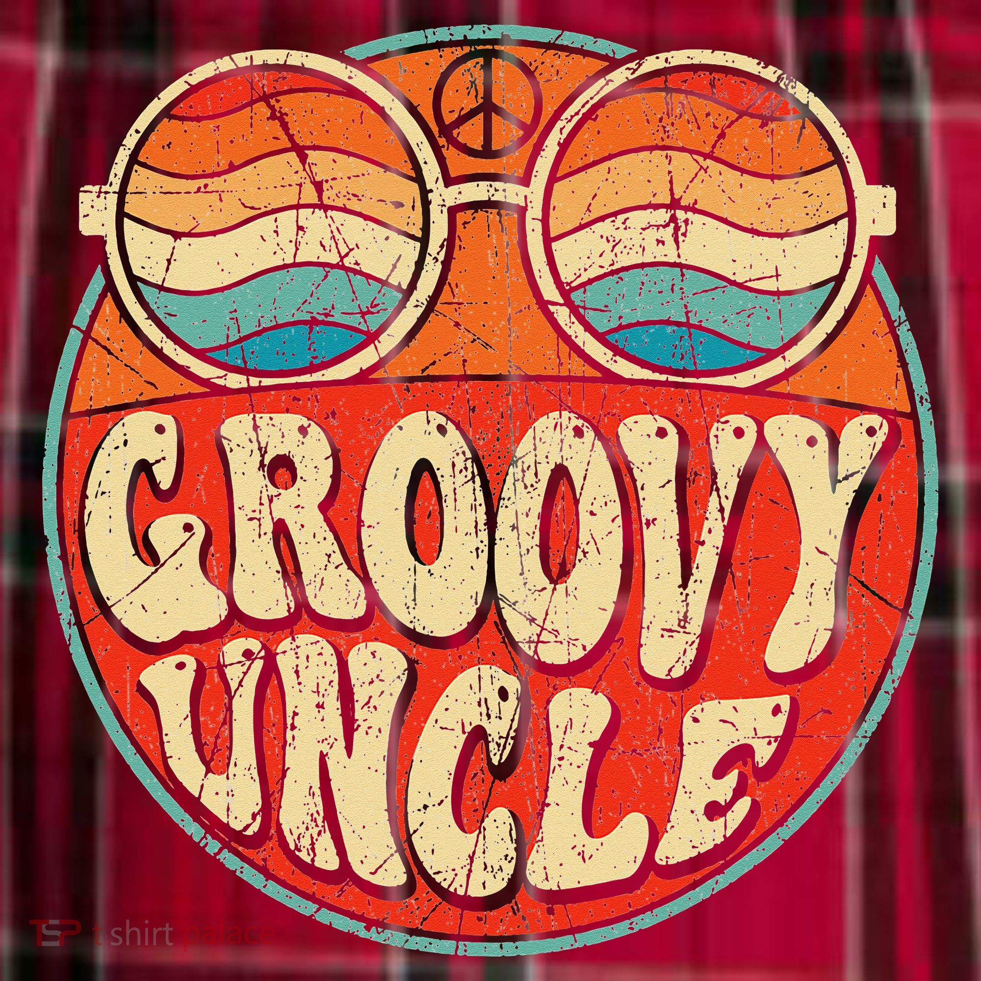 Groovy Uncle 70s Aesthetic Nostalgia 1970's Retro Uncle Women's Flannel Plaid Pajama Pants