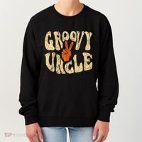 Groovy Uncle 70s Aesthetic Nostalgia 1970S Retro Uncle Women's Sweatshirt thumb 0