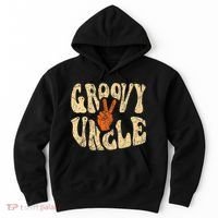 Groovy Uncle 70s Aesthetic Nostalgia 1970S Retro Uncle Hoodie thumb 0