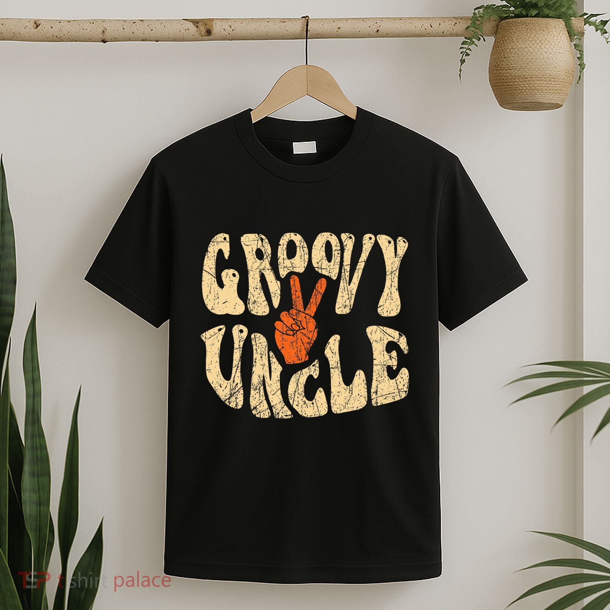 Groovy Uncle 70s Aesthetic Nostalgia 1970S Retro Uncle T-Shirt