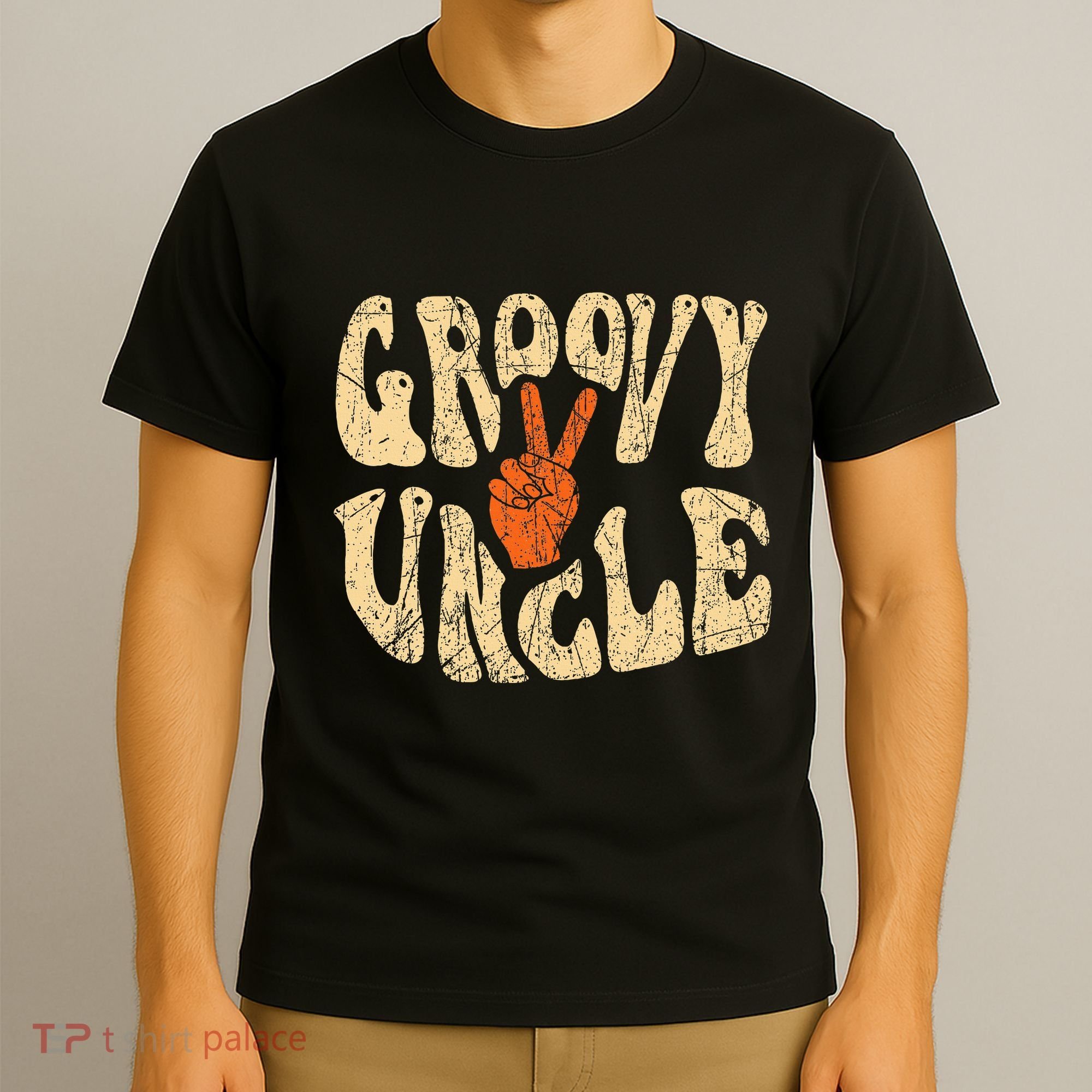 Groovy Uncle 70s Aesthetic Nostalgia 1970S Retro Uncle T-Shirt