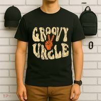Groovy Uncle 70s Aesthetic Nostalgia 1970S Retro Uncle T-Shirt thumb 6