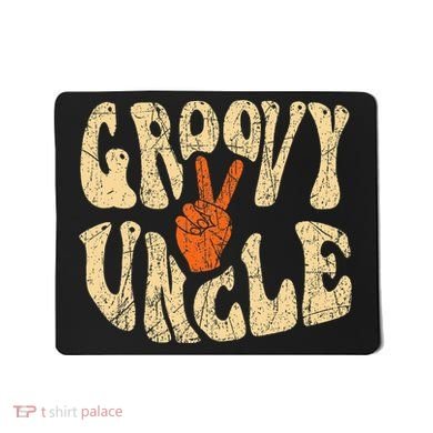 Groovy Uncle 70s Aesthetic Nostalgia 1970S Retro Uncle Mousepad