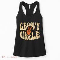 Groovy Uncle 70s Aesthetic Nostalgia 1970S Retro Uncle Women's Tank Top thumb 0