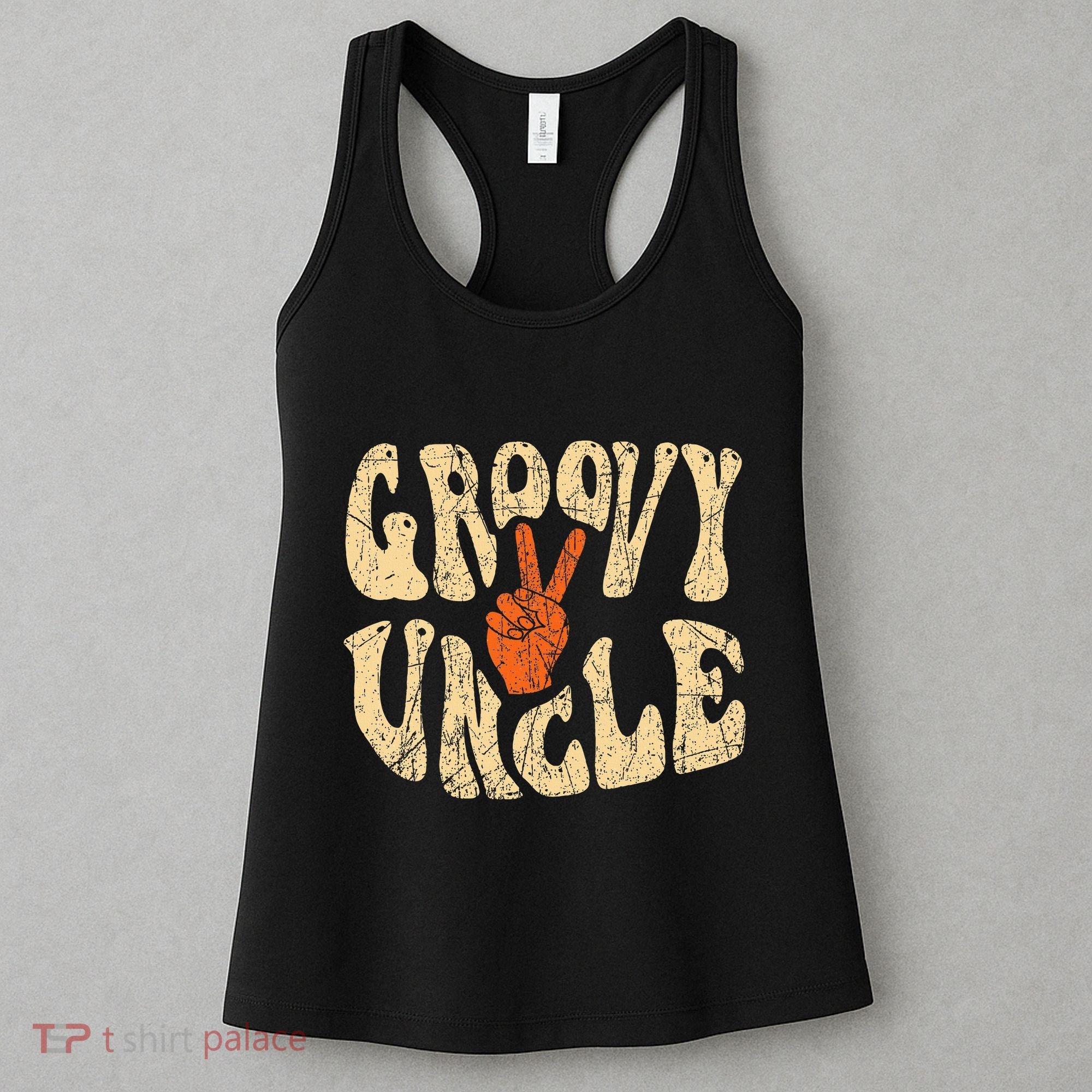 Groovy Uncle 70s Aesthetic Nostalgia 1970S Retro Uncle Women's Tank Top