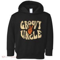 Groovy Uncle 70s Aesthetic Nostalgia 1970S Retro Uncle Toddler Hoodie thumb 0