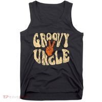 Groovy Uncle 70s Aesthetic Nostalgia 1970S Retro Uncle Tank Top thumb 0