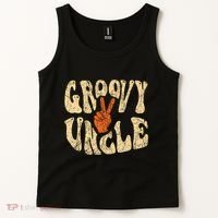 Groovy Uncle 70s Aesthetic Nostalgia 1970S Retro Uncle Tank Top thumb 2