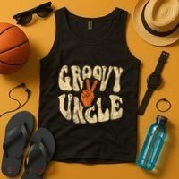 Groovy Uncle 70s Aesthetic Nostalgia 1970S Retro Uncle Tank Top thumb 4