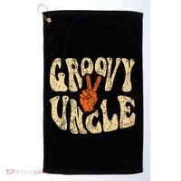 Groovy Uncle 70s Aesthetic Nostalgia 1970S Retro Uncle Golf Towel thumb 0