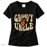 Groovy Uncle 70s Aesthetic Nostalgia 1970S Retro Uncle Women's T-Shirt thumb 0