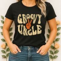 Groovy Uncle 70s Aesthetic Nostalgia 1970S Retro Uncle Women's T-Shirt thumb 2