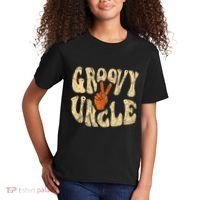 Groovy Uncle 70s Aesthetic Nostalgia 1970S Retro Uncle Kids T-Shirt thumb 2