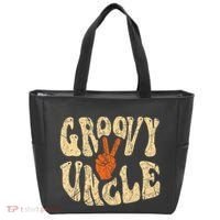 Groovy Uncle 70s Aesthetic Nostalgia 1970S Retro Uncle Tote Bag thumb 0