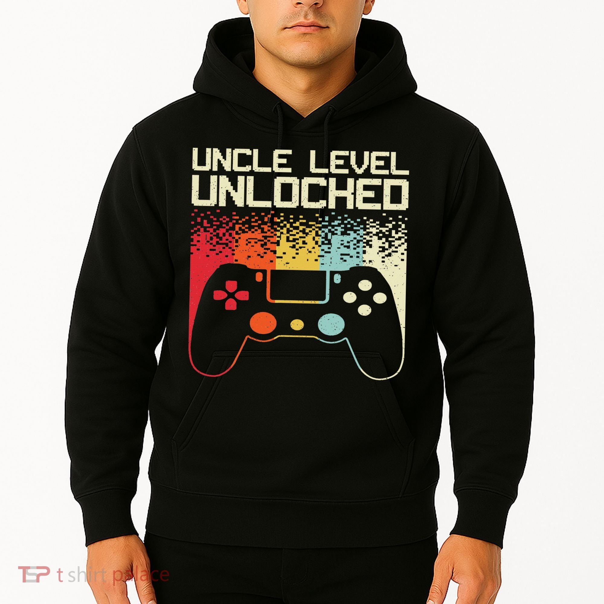 Gaming Uncle Art For Video Gamer First Time Uncle To Be Hoodie