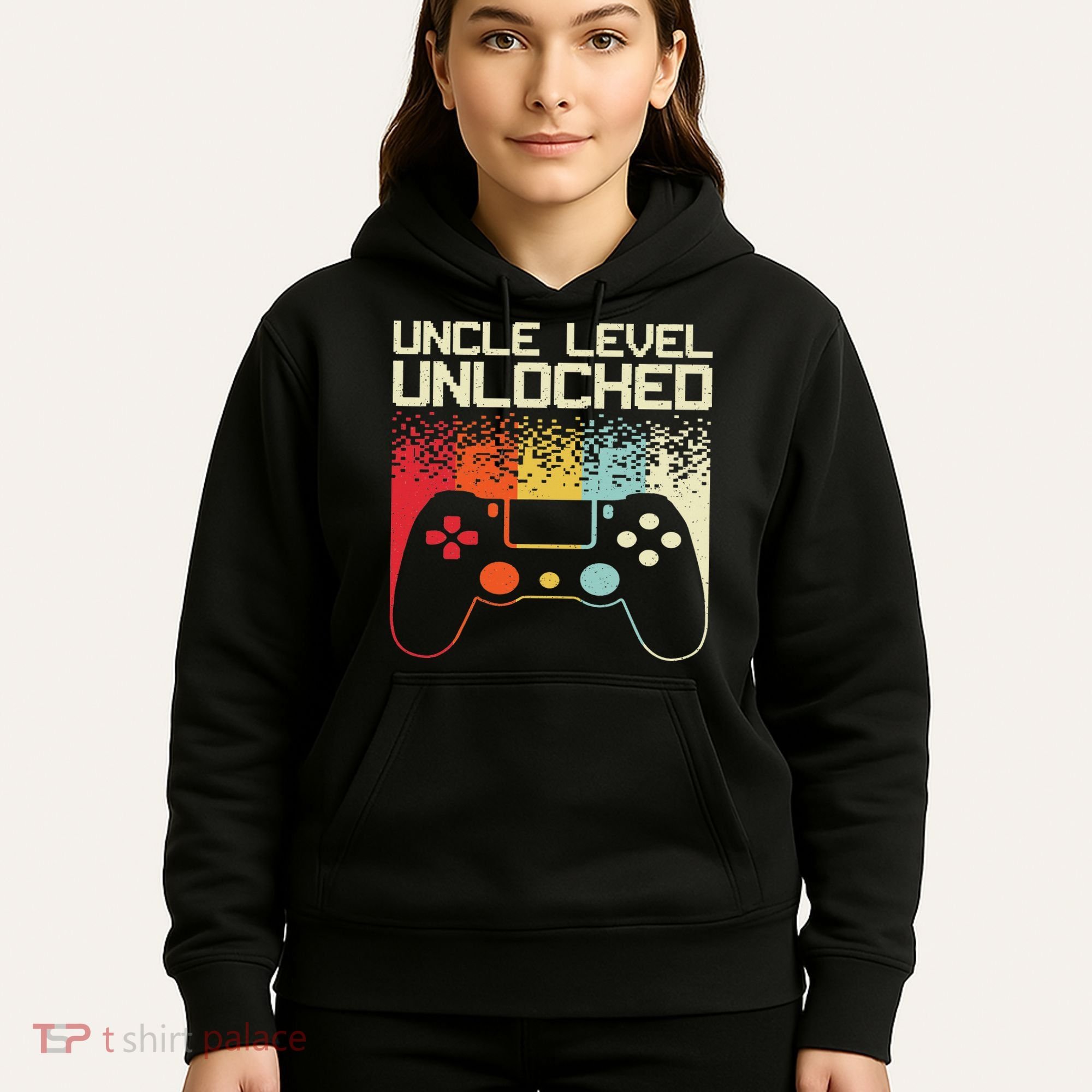 Gaming Uncle Art For Video Gamer First Time Uncle To Be Hoodie