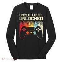 Gaming Uncle Art For Video Gamer First Time Uncle To Be Long Sleeve Shirt thumb 0