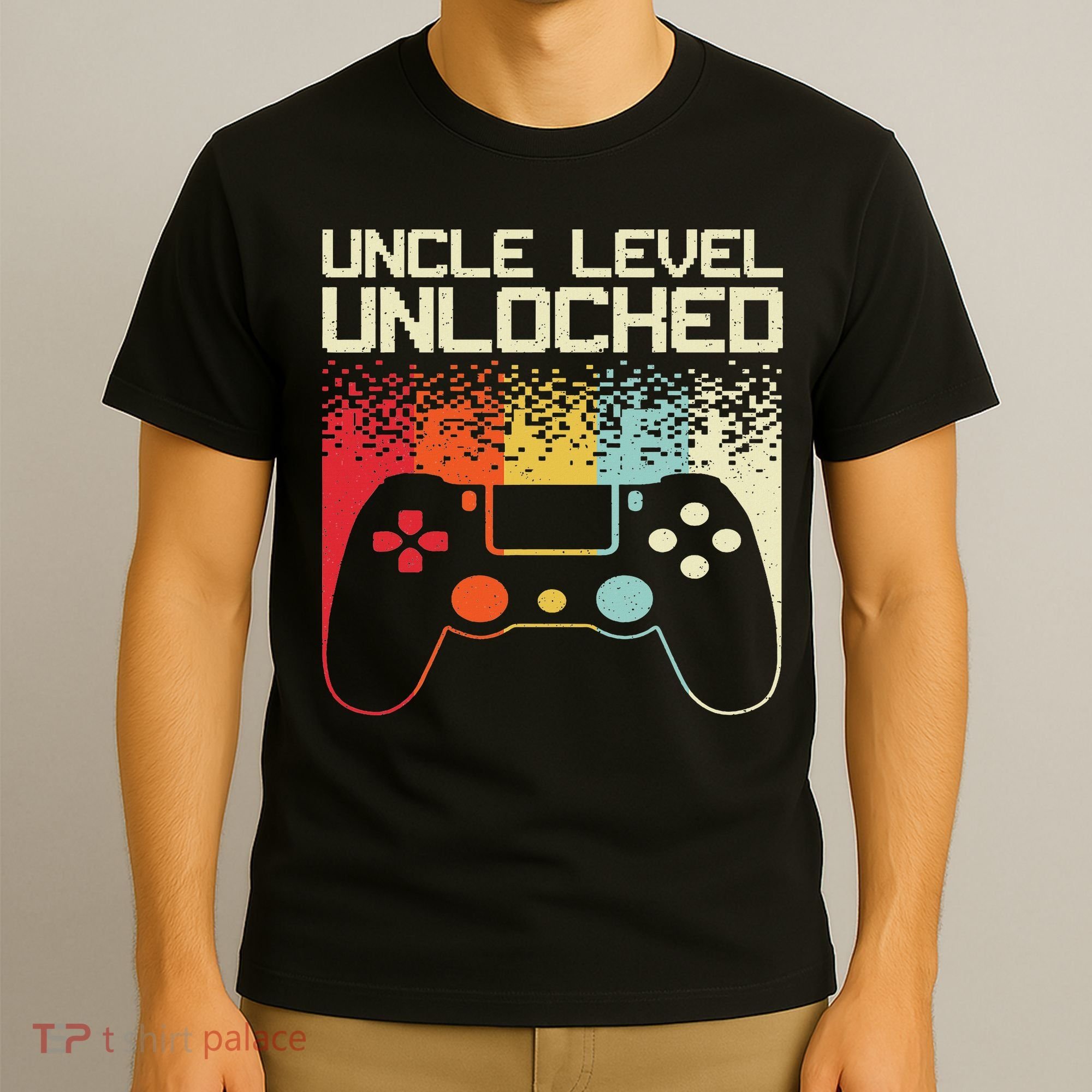 Gaming Uncle Art For Video Gamer First Time Uncle To Be T-Shirt