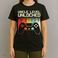 Gaming Uncle Art For Video Gamer First Time Uncle To Be T-Shirt thumb 4