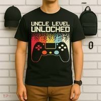 Gaming Uncle Art For Video Gamer First Time Uncle To Be T-Shirt thumb 6