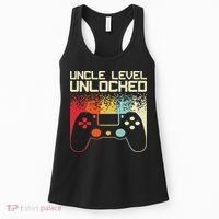 Gaming Uncle Art For Video Gamer First Time Uncle To Be Women's Tank Top thumb 0