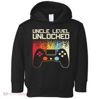 Gaming Uncle Art For Video Gamer First Time Uncle To Be Toddler Hoodie thumb 0