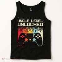 Gaming Uncle Art For Video Gamer First Time Uncle To Be Tank Top thumb 2