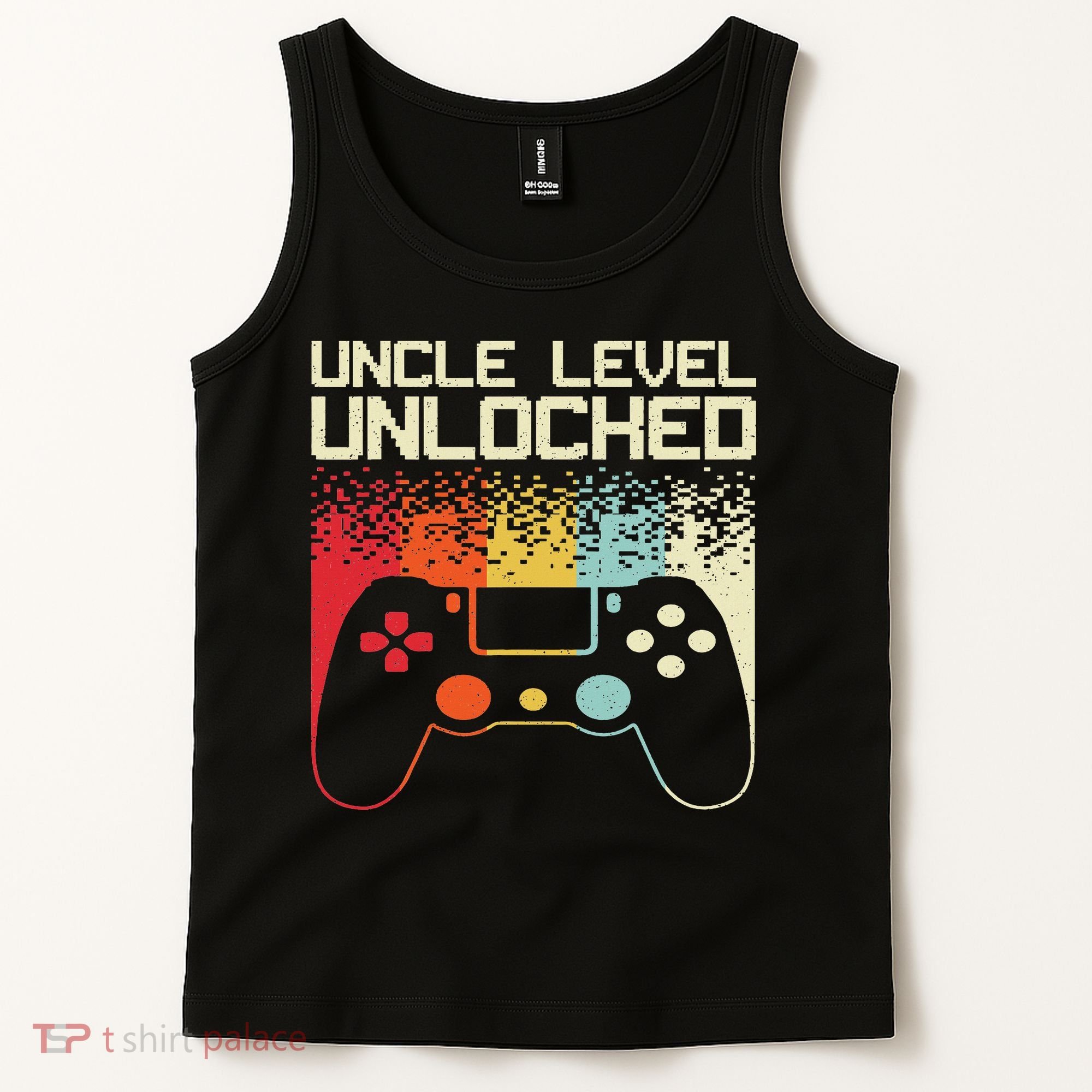 Gaming Uncle Art For Video Gamer First Time Uncle To Be Tank Top