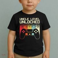 Gaming Uncle Art For Video Gamer First Time Uncle To Be Toddler T-Shirt thumb 2