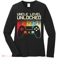 Gaming Uncle Art For Video Gamer First Time Uncle To Be Women's Long Sleeve Shirt thumb 0