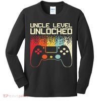 Gaming Uncle Art For Video Gamer First Time Uncle To Be Kids Long Sleeve Shirt thumb 0