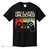 Gaming Uncle Art For Video Gamer First Time Uncle To Be Kids T-Shirt thumb 0