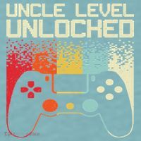 Gaming Uncle Art For Video Gamer First Time Uncle To Be Sueded Cloud Jersey T-Shirt thumb 2