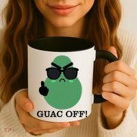 Guac Off Coffee Mug thumb 3