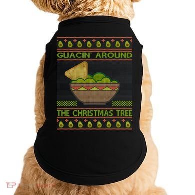 Guacin' Around The Christmas Tree Doggie Tank