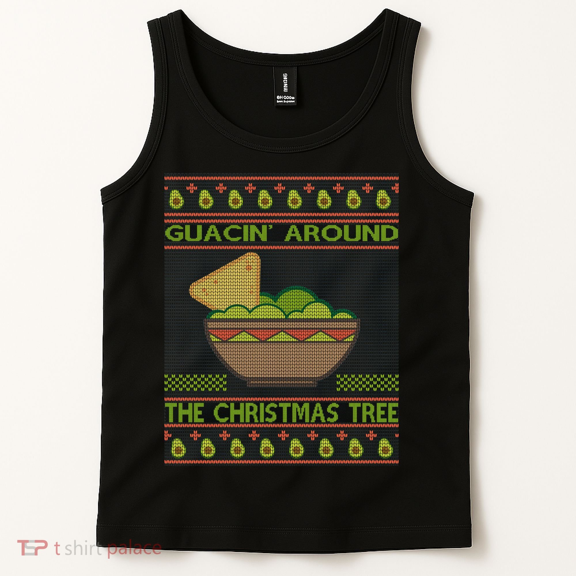 Guacin' Around The Christmas Tree Tank Top