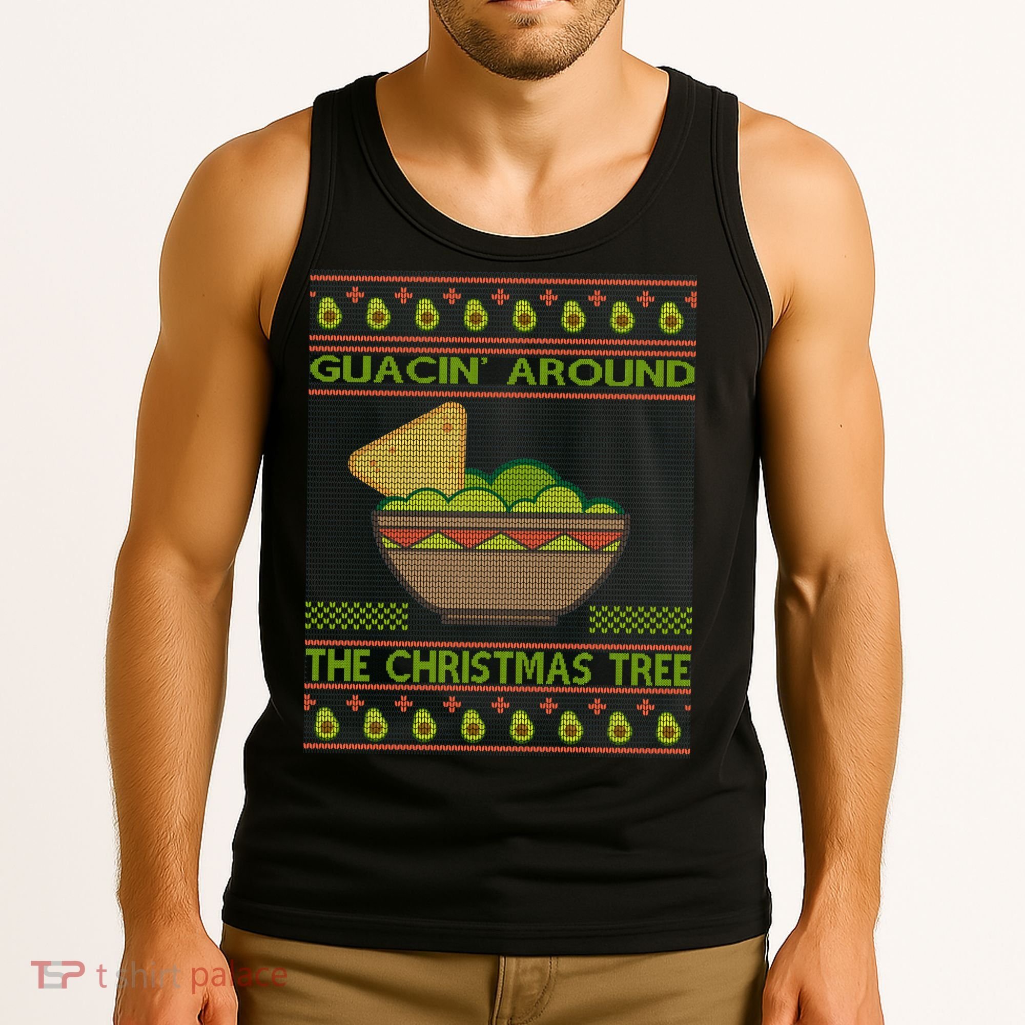 Guacin' Around The Christmas Tree Tank Top