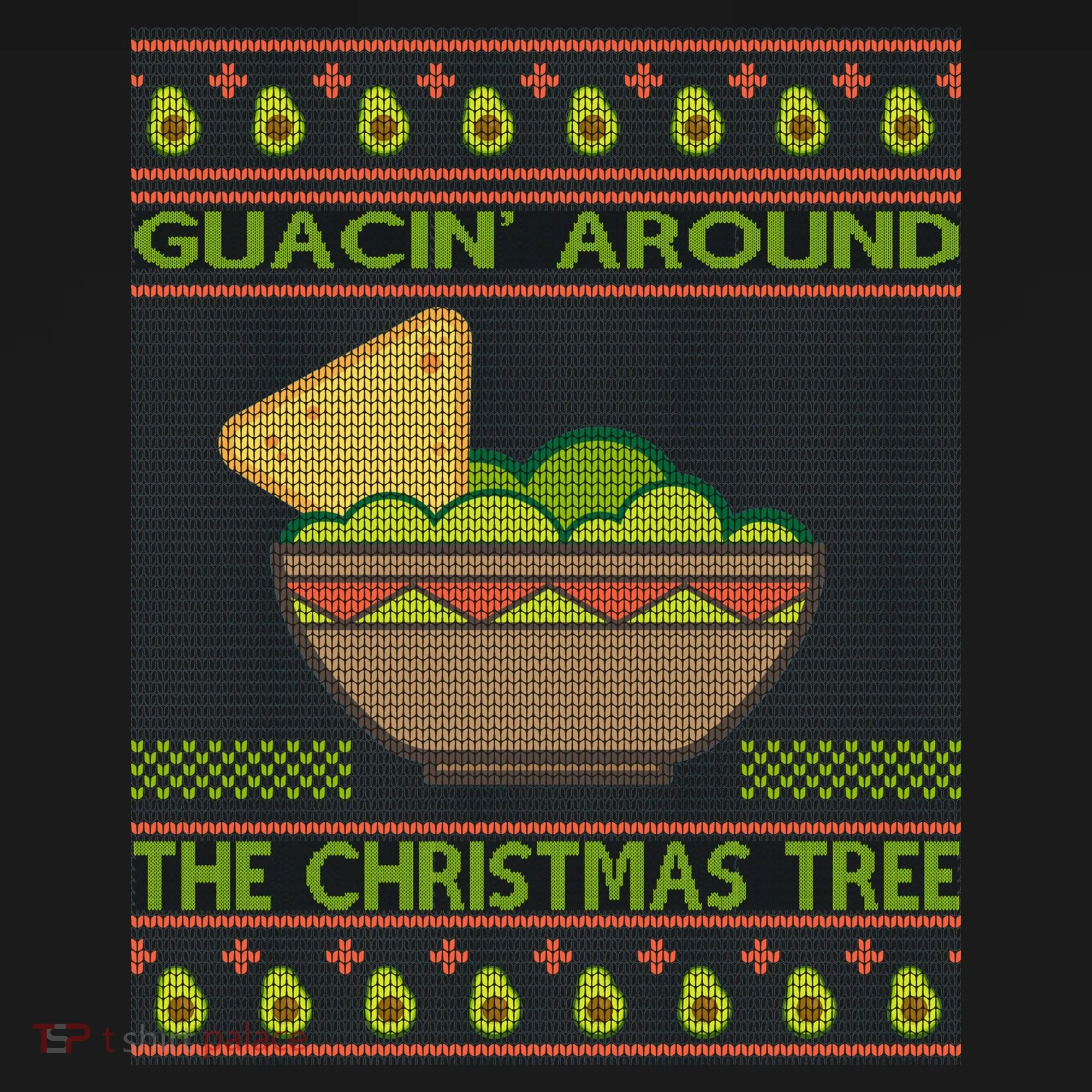 Guacin' Around The Christmas Tree Tank Top