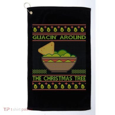 Guacin' Around The Christmas Tree Golf Towel